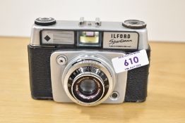 An Ilford Sportsman camera with Dacora Kamerawerk Reutlingen Dignar 1:2,8 45mm lens
