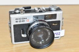 A Ricoh 500G compact 35mm camera with Rikenon 1:2,8 40mm lens