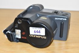 An Olympus AZ-300 Superzoom camera with Olympus 1:4,5-5,6 38-105 lens