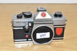 A Praktica MTL50 camera body