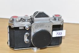 A Wirgin Edixa Reflex-B camera body circa 1959