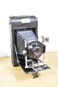 A Houghton Butcher Ensign Carbine folding camera with Beck Symmetrical lens