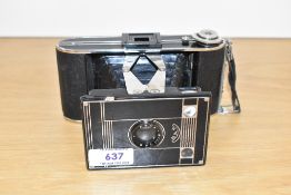 An Agfa Billy Clack folding camera