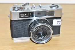 A Konica EE-Matic camera with Heanon 1:2,8 40mm lens