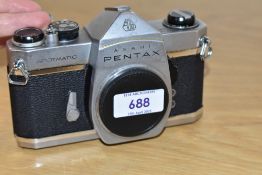 An Asahi Pentax Spotmatic SP camera body