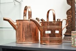 After Dr Christopher Dresser - An early 20th century watering can, having shaped spout and handle,