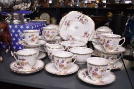 An Adderlay fine bone China part tea service,
