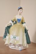 A Royal Doulton bone china figurine, 'Elegance H N. 2264', h19cm
