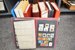 A box containing various stamps, subjects include Polska, The USSR ect