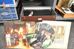 A box containing various records, to include Bruce Springsteen approx. 15