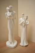 Two Royal Doulton bone china Images Series figure groups 'Family' and 'Happy Anniversary' HN 3254,