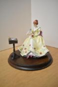 A Royal Doutlon limited edition bone china figurine 'Writing' HN 3049 from the Gentle Arts