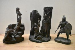 A group of three Heredities studies comprising 'Sir Kay' 581/2000 model number DT001, 'Sword in