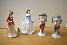 Two Royal Doulton bone china figurines comprising 'Sarah' HN 3384 and 'Charlotte' HN 4092 sold