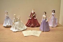 A Royal Doulton bone china Pretty Ladies series figurine 'Emma' HN 4786, limited edition number