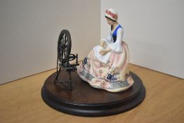 A Royal Doulton limited edition bone china figurine 'Spinning' HN 2390 from the Gentle Arts