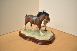 A Border Fine Arts figure group, All Creatures Great and Small series, 'Showday at Darrowby' model