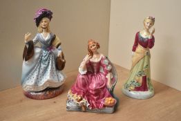 A group of four Peggy Davies The Illustration Ladies of the Stage comprising 'Nell Gwyn', 'Sarah