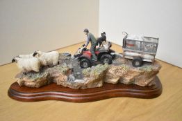 A Border Fine Arts limited edition figure group, 'All in a Days Work' model number BO539 by Kirsty