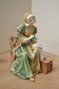 A Royal Doulton bone china limited edition figurine 'Anne of Cleaves' HN 3356, by Pauline Parsons,