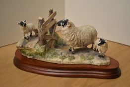 A Border Fine Arts All Creatures Great and Small series limited edition figure group 'Wrong Side