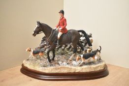 A Border Fine Arts figure group 'Boxing Day Meet' model number B0876 by Anne Wall with signature