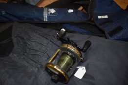 DAIWA MILLIONAIRE TOURNAMENT 7HT MULTIPLIER FISHING REEL with Sundridge salapettes and an auto