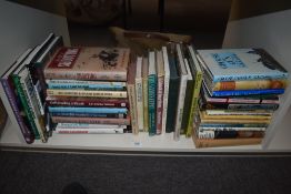 A shelf of shooting and gamekeeping related books