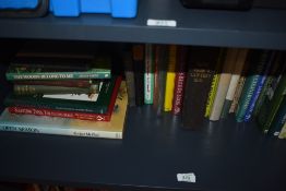 A shelf of shooting and poaching related novels and tales