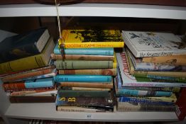 A shelf of shooting and gamekeeping related books