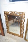A vintage gilt framed wall mirror, approx. 80 x 58cm