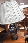 A modern Oriental style table lamp