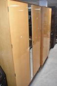 Two vintage Meredew wardrobes