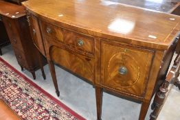 An early 20th Century Regency revival sideboard, width approx. 122cm