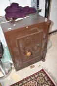 A traditional cast iron safe, John Port , Manchester ,width 51cm, height 67cm