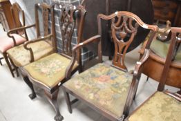 Four assorted 19th Century and later chairs
