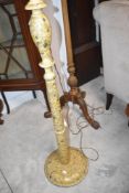 A Kashmir style standard lamp