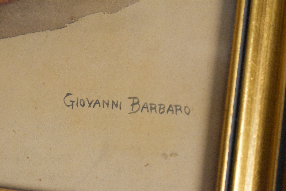 Giovanni Barbaro (Italian 1864-1915) watercolour, a pair of eye-catching still life studies of - Image 3 of 8
