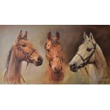 After Susan Crawford (Scottish b.1941) limited edition colour print 'We Three Kings' depicting Red