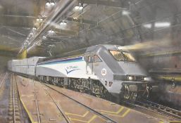 After Terence Tenison Cuneo (British 1907-1996) limited edition colour print 'Le Shuttle' The