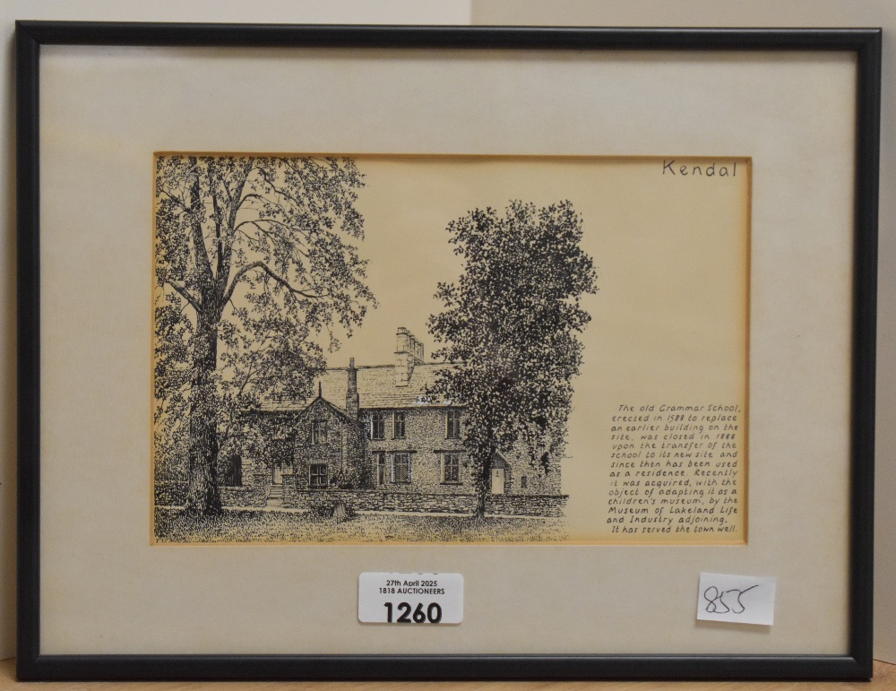 Local Interest* Alfred Wainwright (British 1907-1991) an original pen and ink drawing 'The Old - Image 2 of 3