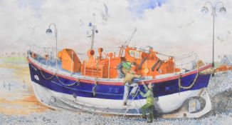 Local interest* B Green (British 20th/21st century) watercolour 'The Herbert Leigh, Dock Museum