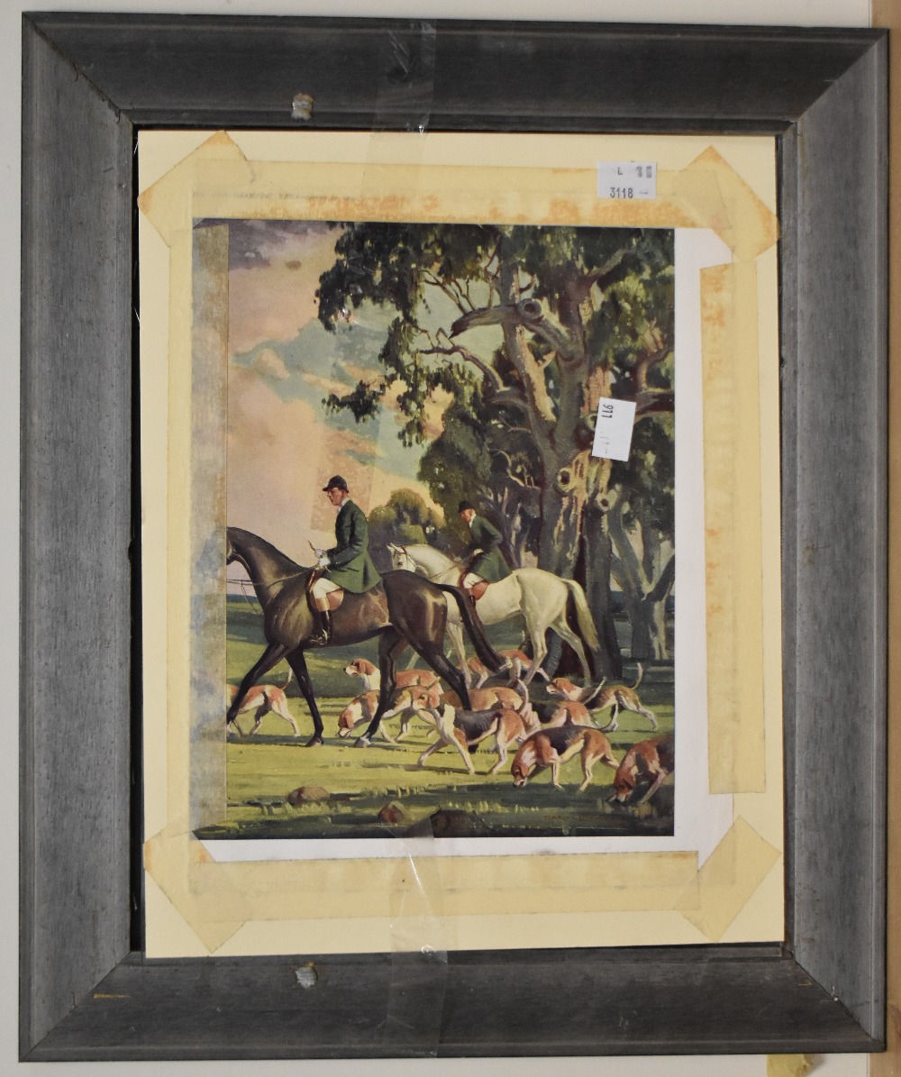 Isle of Man TT mirror picture, within dark wood frame, 19.5cm x 29.5cm, 23.5cm x 33.5cm overall. - Image 6 of 12