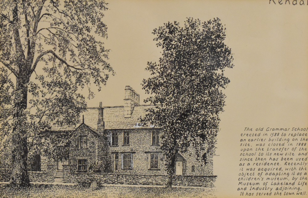 Local Interest* Alfred Wainwright (British 1907-1991) an original pen and ink drawing 'The Old