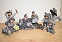 Three Elisa limited edition figurines.