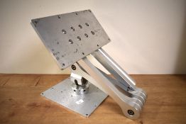 A metal VESA television mount
