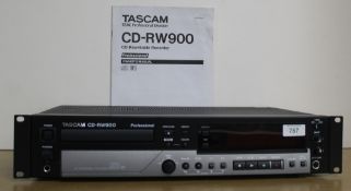 A Tascam Pro CDRW 900 cd player - studio quality player - a nice item
