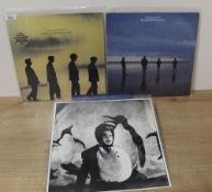 A lot of three UK Echo and the Bunnymen records - Songs to Learn and Sing and Heaven up Here - comes