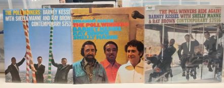 A Jazz interest job lot - Barney Kessell later pressings all VG+/VG+ or better - nice collection