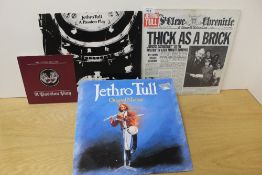 A five album ' Jethro Tull ' lot as per photos - VG / VG+ or better - viewing recommended -